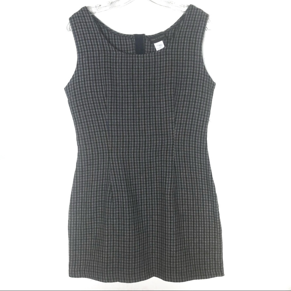 90s style Plaid sleeveless dress